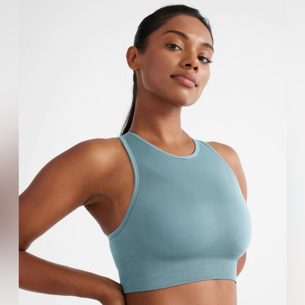knix Good to Go High Neck Seamless Bra Size L